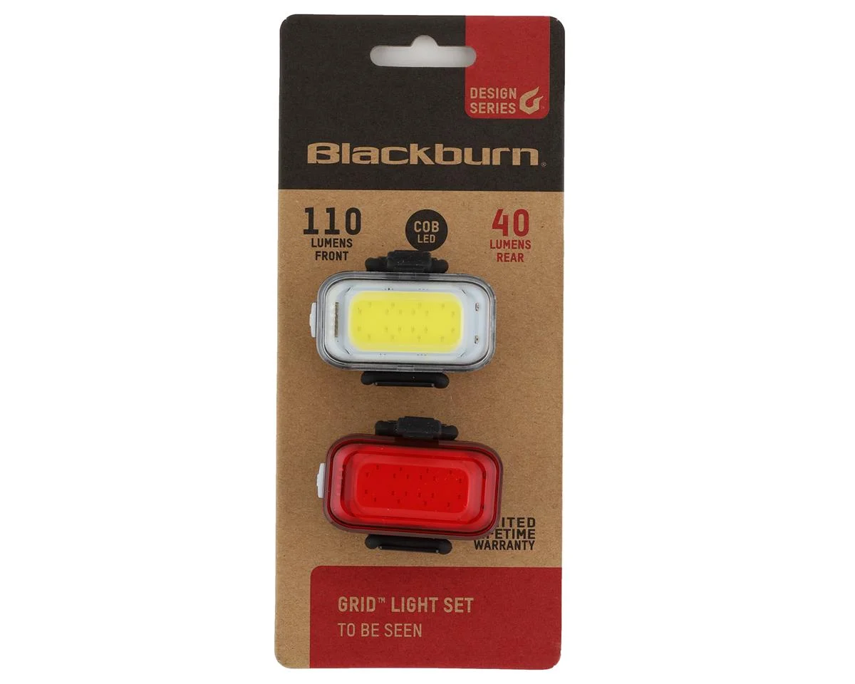 Blackburn GRID Headlight & Tail Light Set (Black) - view 3
